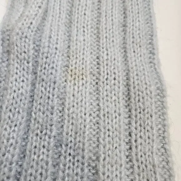 Vintage Polo Ralph Lauren Cowl Neck Mohair Blend Light Blue Large - Picture 2 of 7